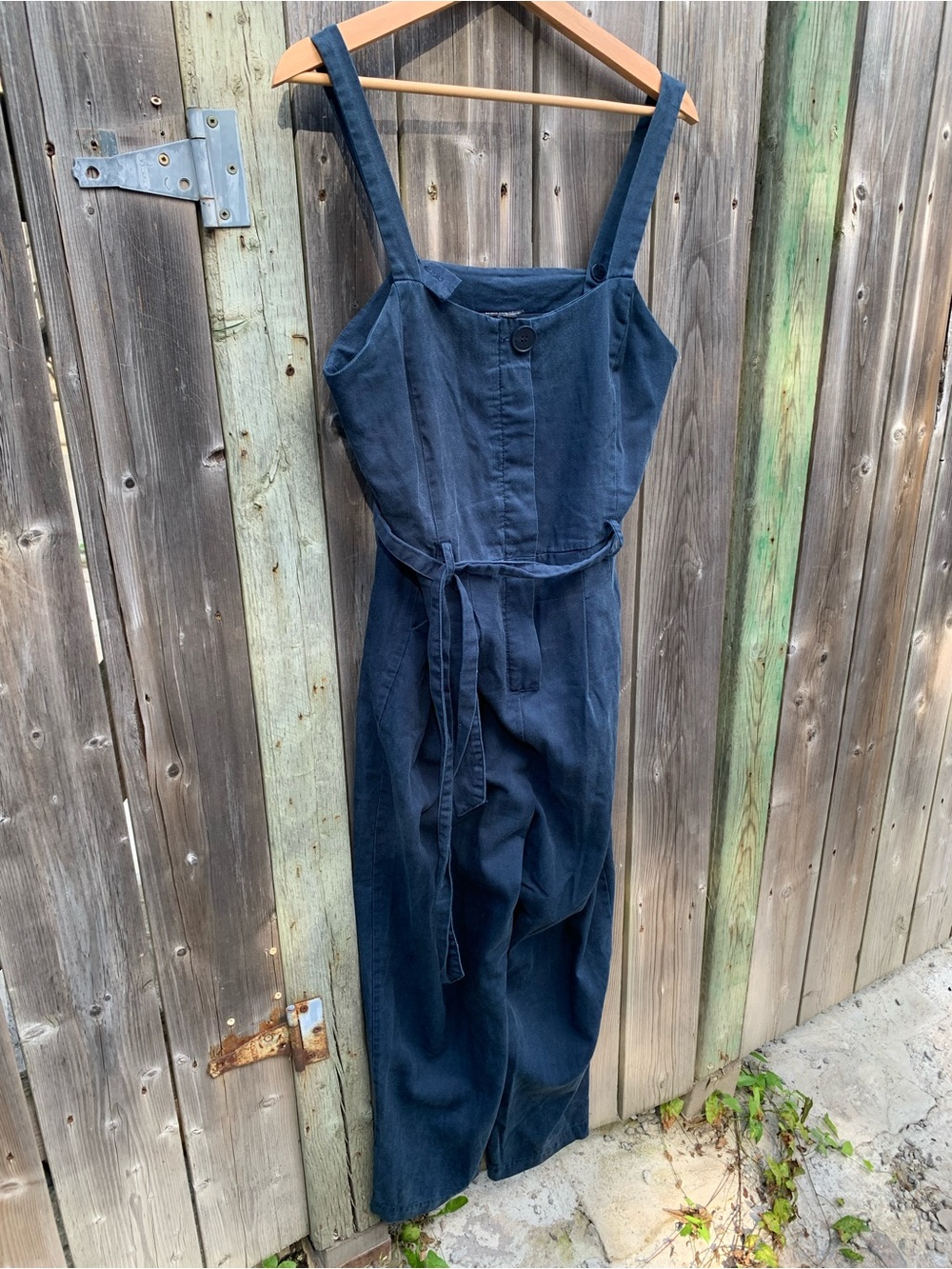 Frank&Oak Jumpsuit Navy Blue Lyocell-Cotton M